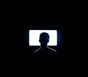 someone staring on the screen 