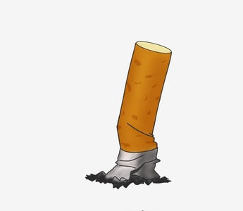 broken cigarettes 